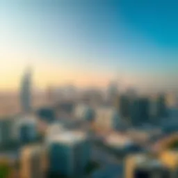 Aerial view of Dubai's skyline showcasing modern architecture and real estate