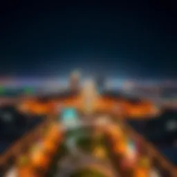Aerial view of City Centre Al Zahia showcasing the urban landscape