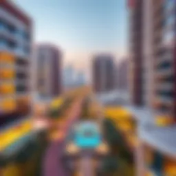 Panoramic view of Al Barsha South Fourth showcasing modern architecture