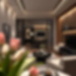 Luxurious living space in Barsha Heights Hotel Apartments