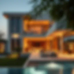 Stunning architectural view of Sunshine Villa