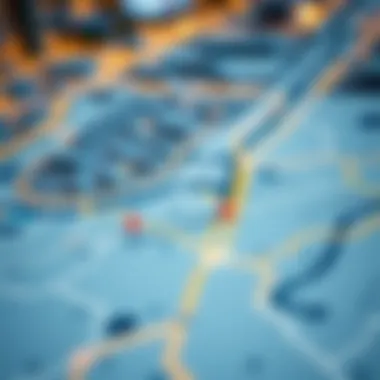 Connectivity Routes in Emaar South Map highlighting connectivity routes in Emaar South