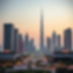 Modern Dubai skyline showcasing luxury real estate developments